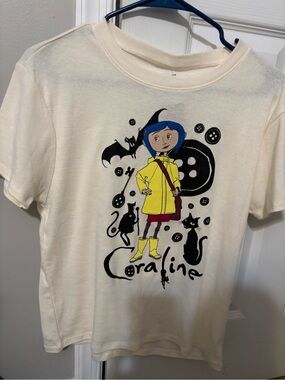 Coraline Kids' Yellow Raincoat  T-Shirt